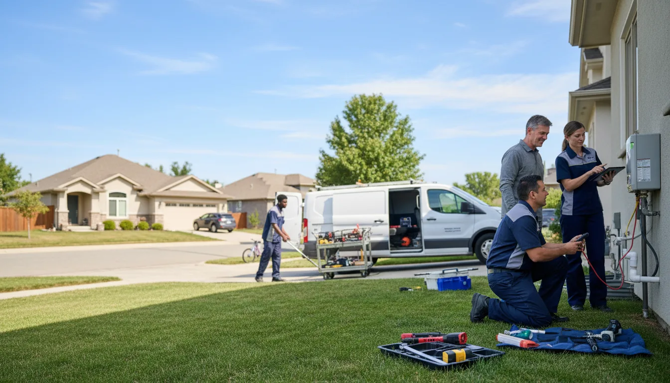 Tankless water heater service in Freeland, PA